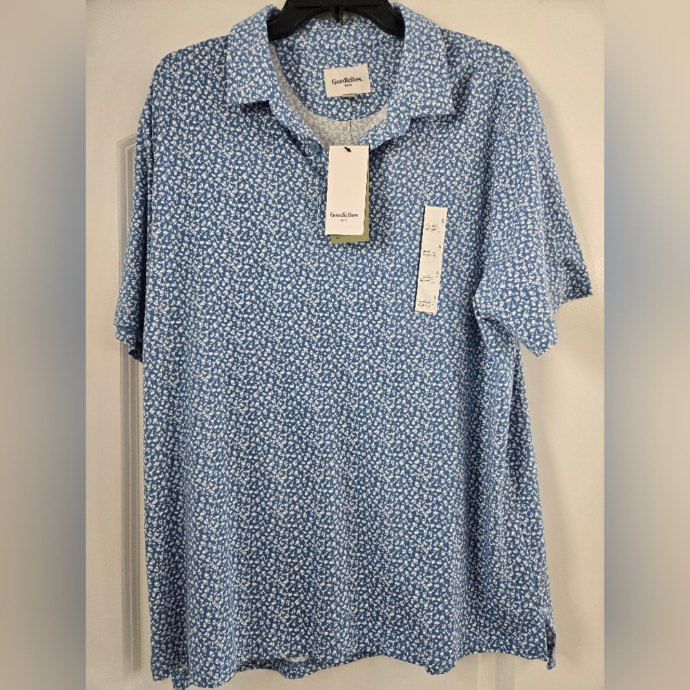 Goodfellow & Co Light Blue Comfort Wear Polo
